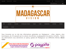 Tablet Screenshot of madagascar-vision.com